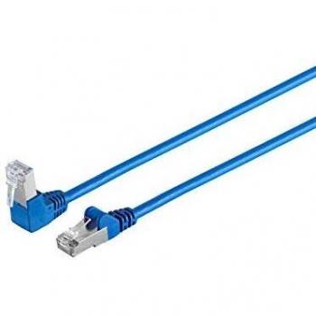 Shiverpeaks S/CONN maximum connectivity Netzwerkkabel-Patchkabel, cat 6, S/FTP, PIMF, Winkel-gerade, blau, 2,0m (2 m), Netzwerkkabel