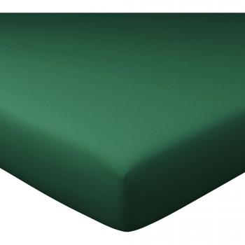 Drap-housse Uni Cèdre 160x200 satin