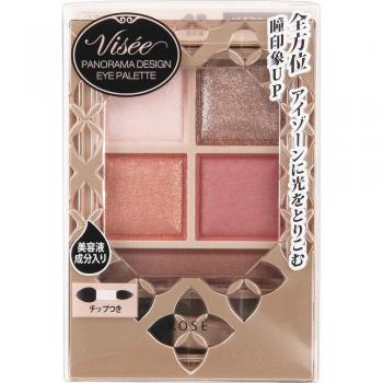 Visee Panorama Eye Palette – Kose BR‑3 Pink & Brown