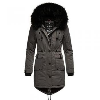 Wintermantel NAVAHOO Luluna Prc edler Parka mit Kunstfellkapuze