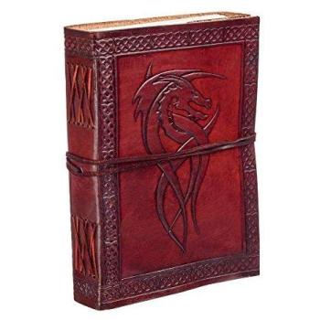 Celtic Mythos Leather Notebook – Dark Brown