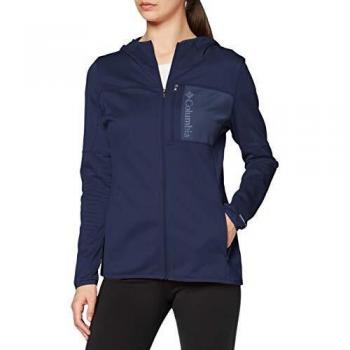 Polar Columbia Windgates con Cremallera Completa, Mujer, Azul