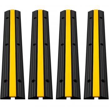 Rampes en caoutchouc pour câbles Vevor 4 rouleaux, 8 t