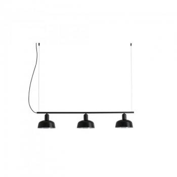 Tatawin S luminaire linéaire suspendu noir 20338‑117