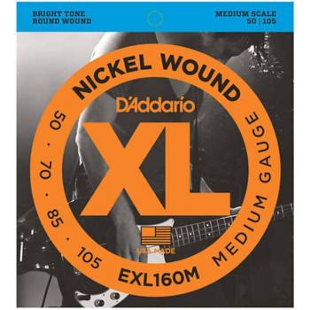 D'Addario EXL160M Corde per basso elettrico