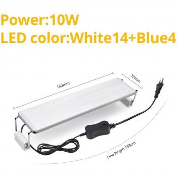 Aquarium Lighting 18-74cm with White and Blue LEDs