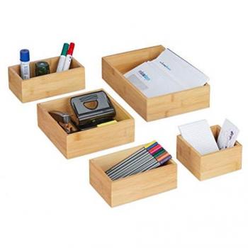 Bambou Rangement Multi‑Usage – Pack 5