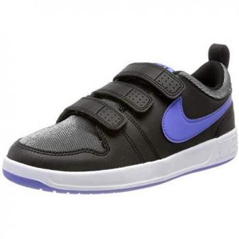 Nike Pico 5 Glitter GS Street Sneaker – Schwarzer/Weißer Saphir‑Look, EU 38.5