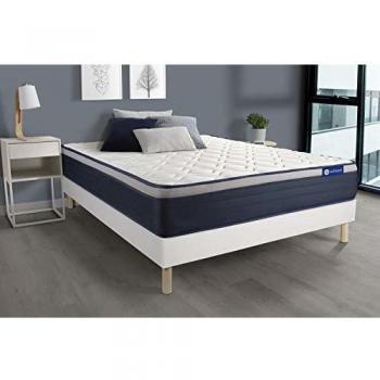 Actisom Matelas Ressorts ensachés + Mémoire de Forme ACTIFLEX Max 140x200 cm