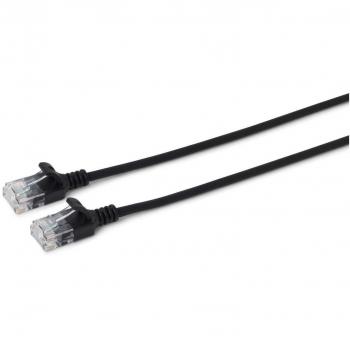 Microconnect Black 3m Cat6a U/UTP Networking Cable