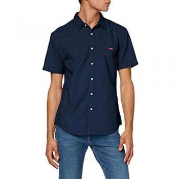 Levi's Chemise Casual SS Battery HM Slim, Bleu