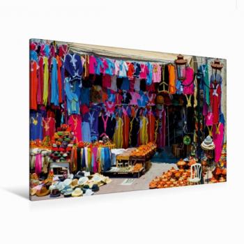 Marrakesch Mode-Leinwand: CALVENDO Premium Textil 120 × 80 cm – Wechsler Druck