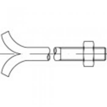 Boulon d'ancrage 6 pans TOOLCRAFT M12 220 mm