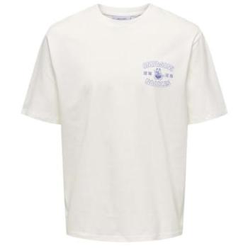 T-shirt Blanc Only&sons; Modèle 176990VTPE25