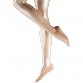 Falke Invisibles Seamless Step Footwear, 5-6, Brown Block Color