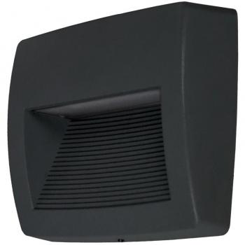 Aplique LED STORM IP55 R7s 7.50W 3000K Negro