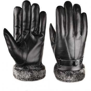 Gants à doigts complets doublés