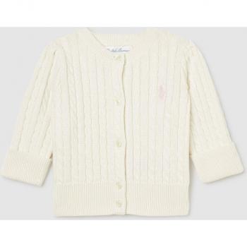 Gilet Tricot Ralph Lauren Fille Blanc 62