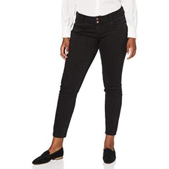TIMEZONE Damen Jeans Slim EnyaTZ – Schwarzer Clean Wash, 30/30