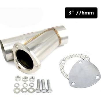 Valve de contrôle d'échappement en acier inoxydable Y-304 2.25 / 57mm