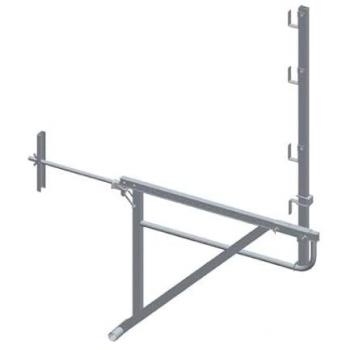 Echafaudage de Toit en Aluminium avec Accès pour Mur 0,35m