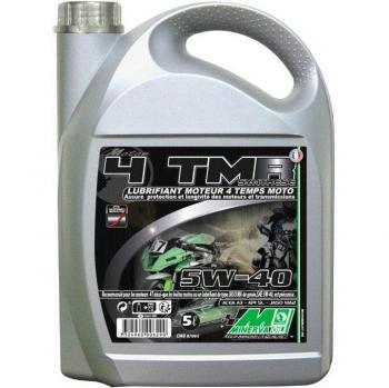 Huile moteur 4Tmr Minerva Oil 5W40 P Piaggio 100% France 5 L