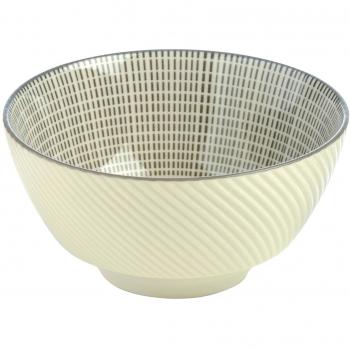 12 cm Grey Porcelain Bowl for Rice