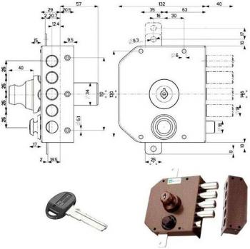 Mottura Triple Lock Derecha 30632 Sic.Bomba