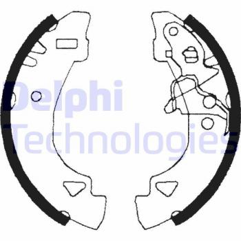 DELPHI Bremsbacken für Trommelbremsen