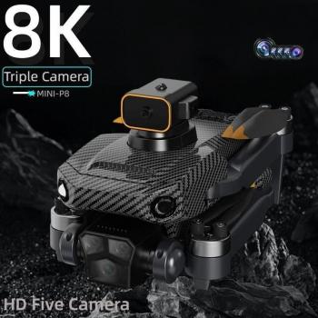 Dron P8 Pro 8K para evitar obstáculos con cámara HD 4K
