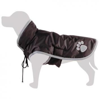 Chaqueta de Agua Negra 6XL 75 cm – Diseño ÁrquiVet para Mascotas Grandes