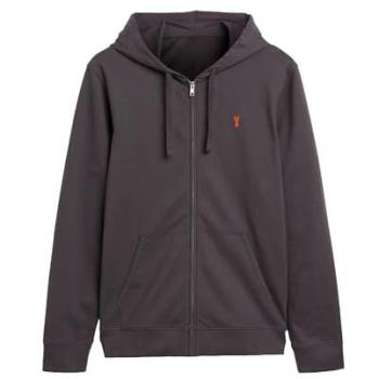 Next Slate Grau Herren Hoodie mit Reißverschluss