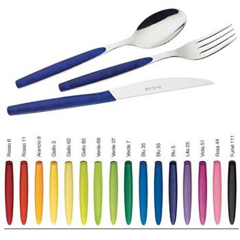 Set Cutlery Eme Dream 24 Pcs Stainless Steel Arancione 9