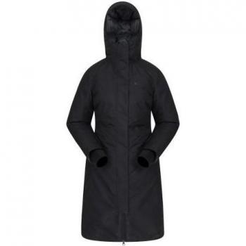 Womens Long Length Hybrid Down Jacket