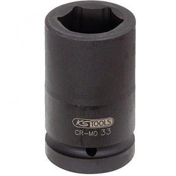 KS TOOLS 2,50cm (1) Sechskant-Kraft-Stecknuss, lang, 70mm (515.1870)