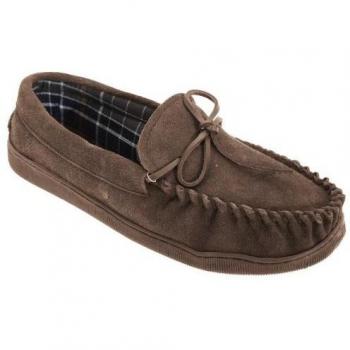Mocassins Adie en suède véritable marron pour homme