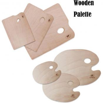 Artisan Wooden Palette for Oil and Watercolor Use