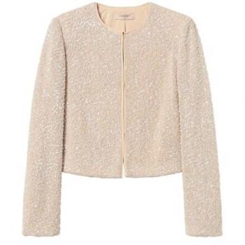 Giacca Twinset Beige con Decorazioni