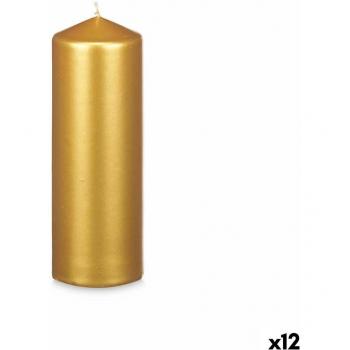 Vela dorado 7 x 20 x 7 cm (12 unidades)