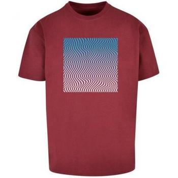Merchcode Herren T-Shirt Wavy Pattern
