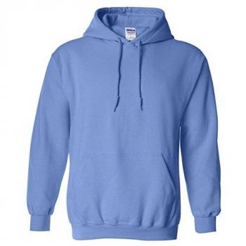 Blu Heavy Blend Felpa Gildan 18500 con Cappuccio