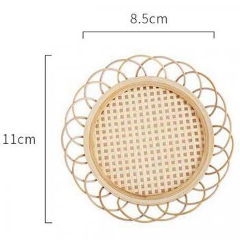 Handcrafted Bamboo Cup Mat