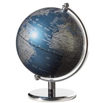 Sfeervolle Blauwe Groen Globe Troika 13 cm