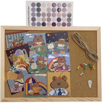 Wall Hanging Cork Memo Board