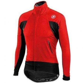 Camisa de Ciclismo Alpha Wind – Color rojo y negro, talla mediana