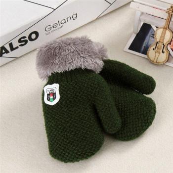 Children's Winter Gloves with Rope