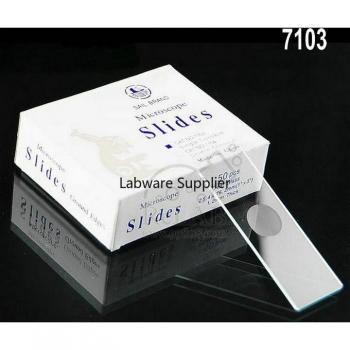 Consommables de laboratoire lames de verre 7103/7104, 50 pièces pour échantillons liquides