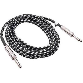 Câble audio 6,35 mm VHWB 3 m – Jack guitare tressé