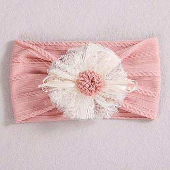 Neugeborenen Turban mit Blume