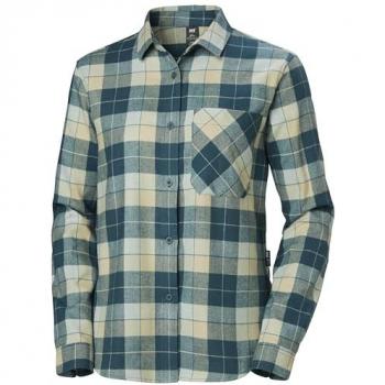 Camisa de montaña Helly Hansen Lokka Flannel para mujer en verde